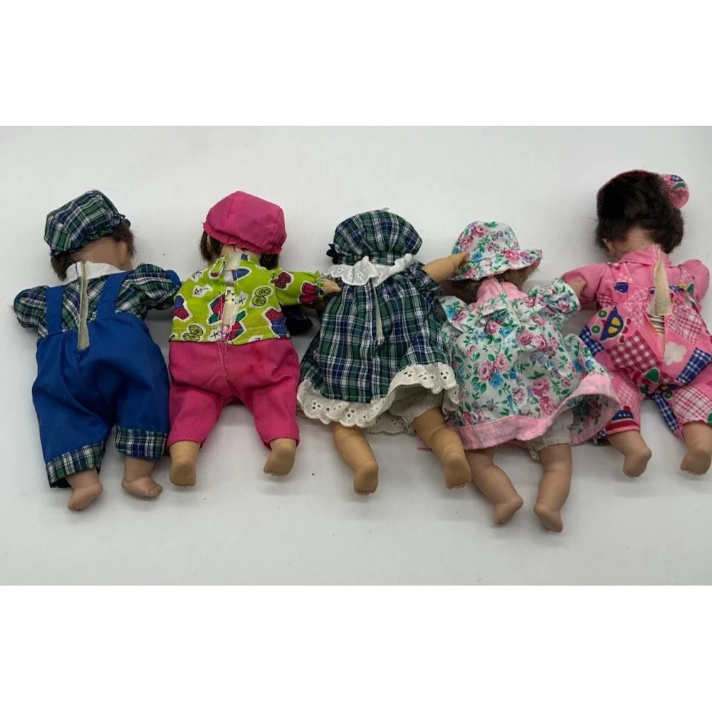 GIGO Gi-Go Toys My Pals Bean Bag Kids Vinyl Baby Dolls 7.5